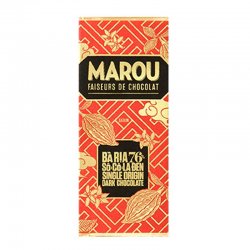 Marou Ba Ria Mörk Choklad 80 g